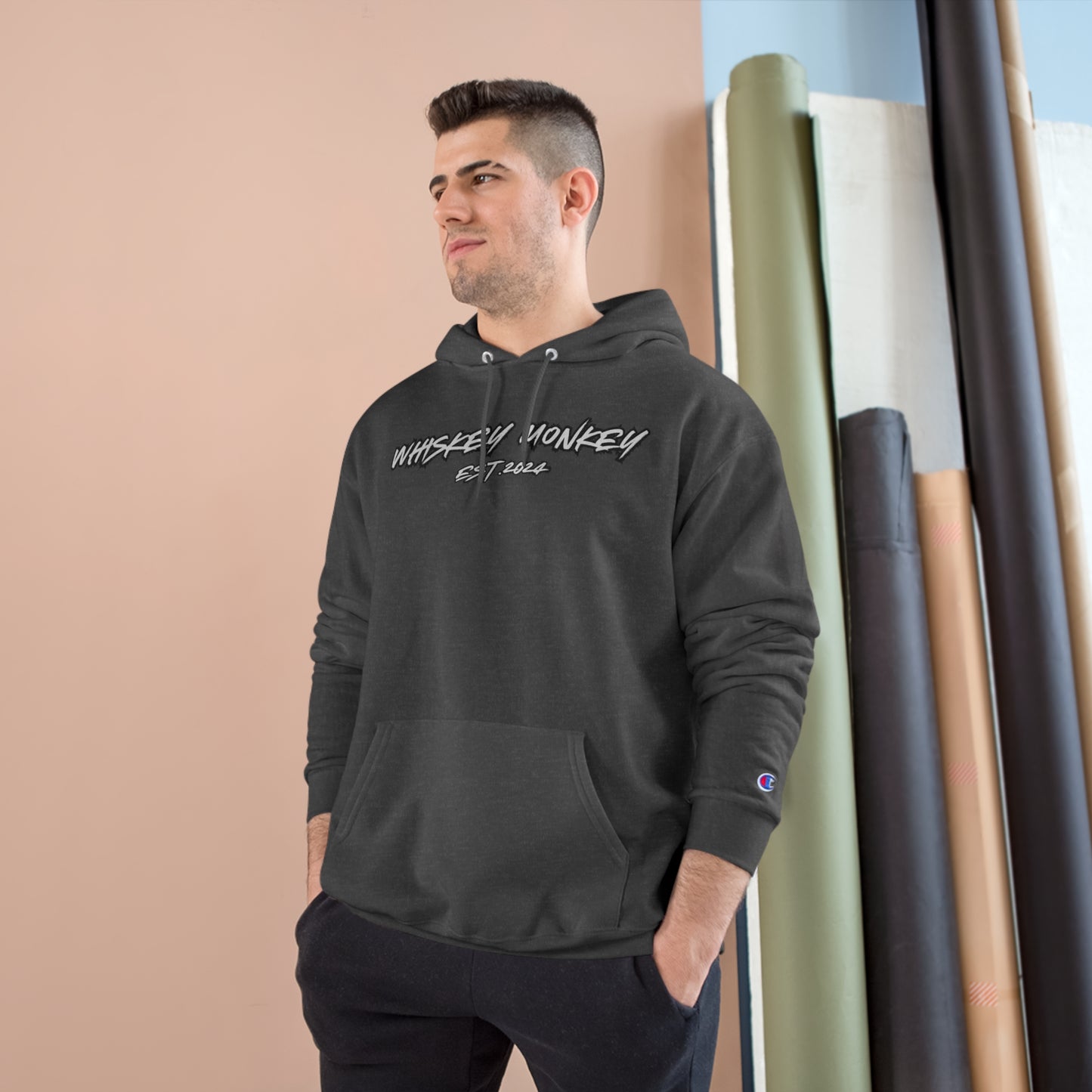 8 Ball Monkey Champion Hoodie