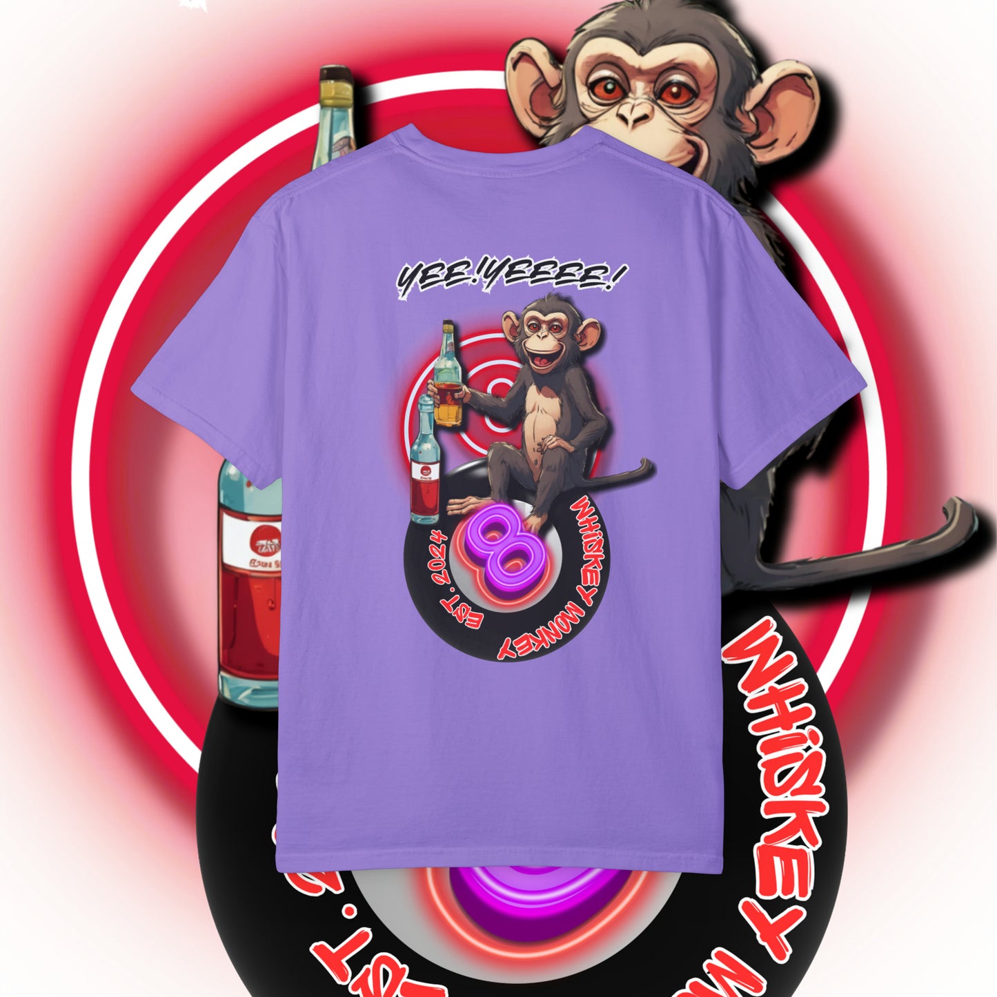 8 Ball Monkey Tee