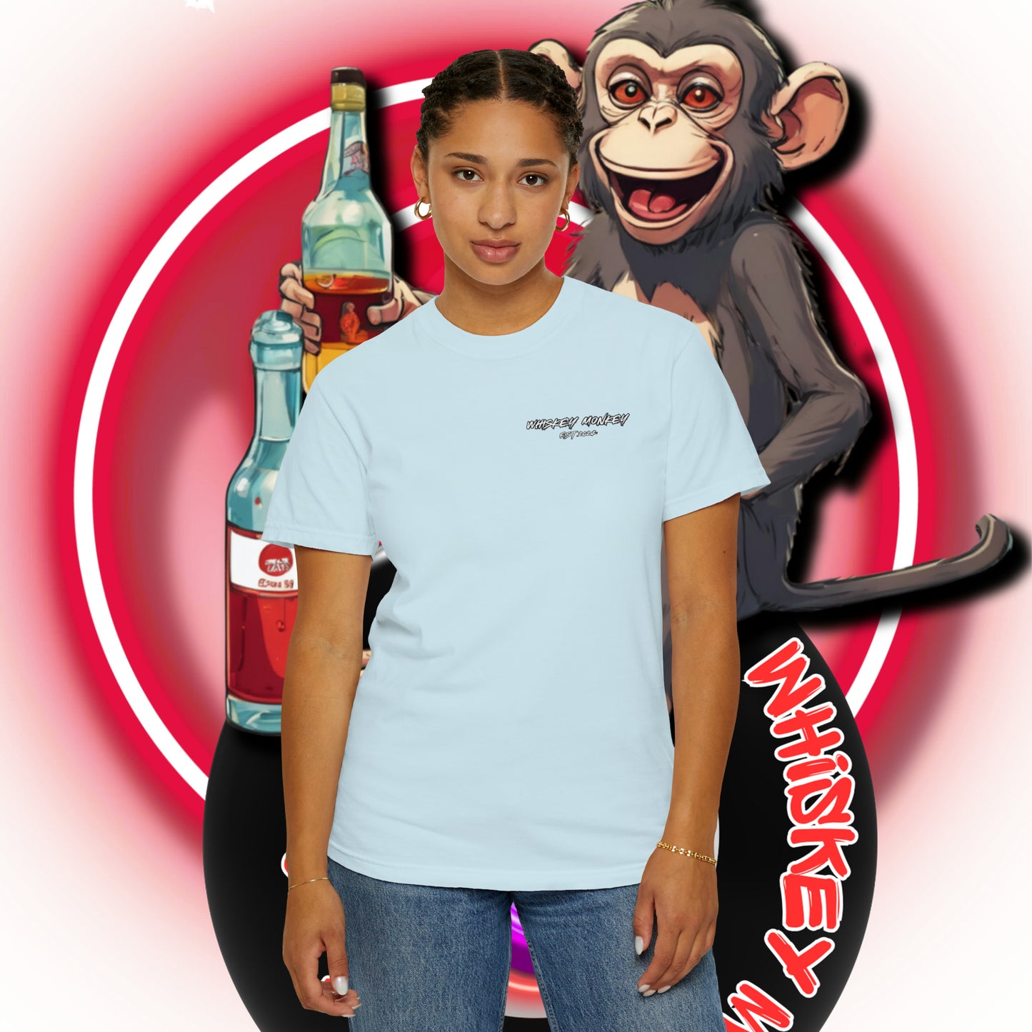 8 Ball Monkey Tee