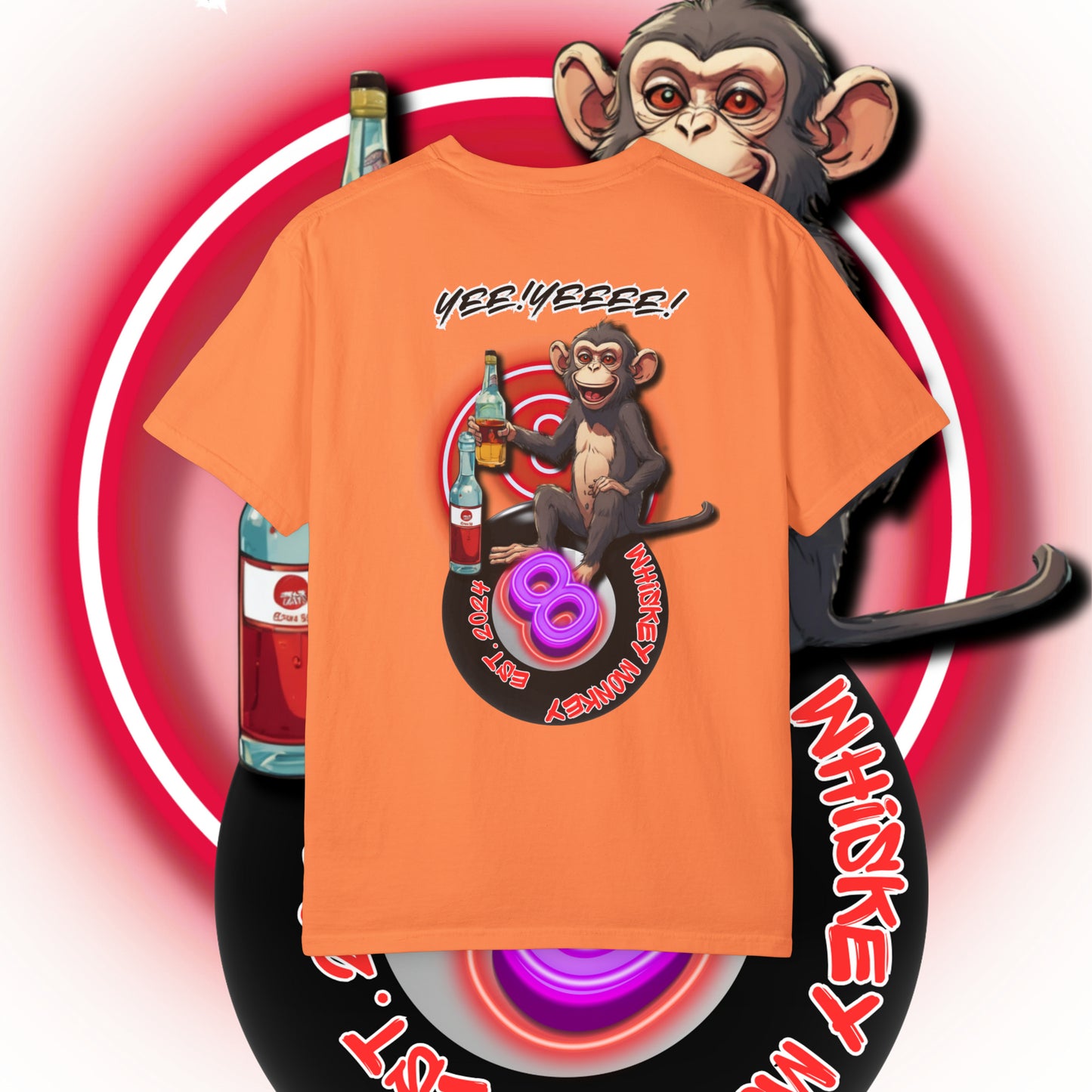 8 Ball Monkey Tee