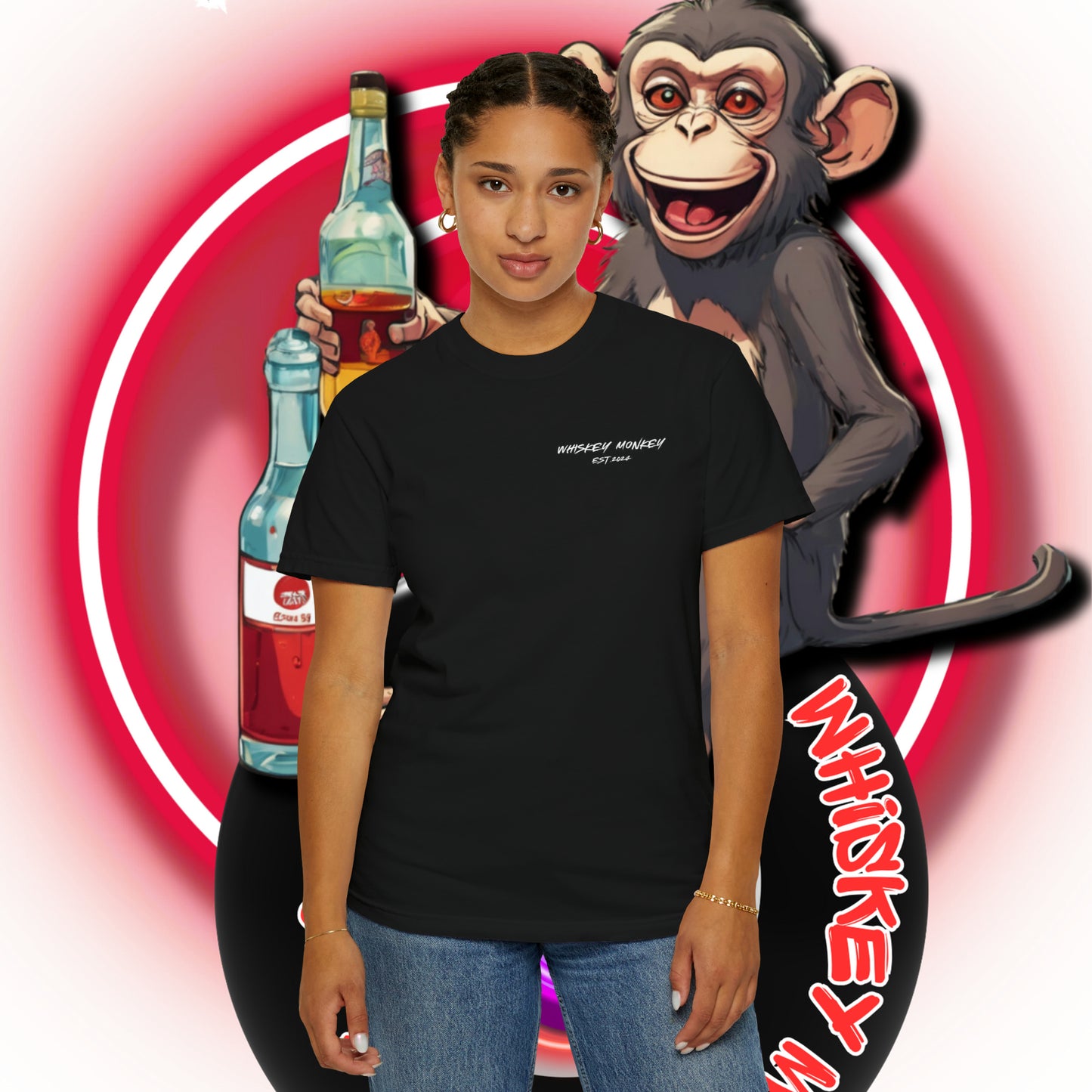 8 Ball Monkey Tee