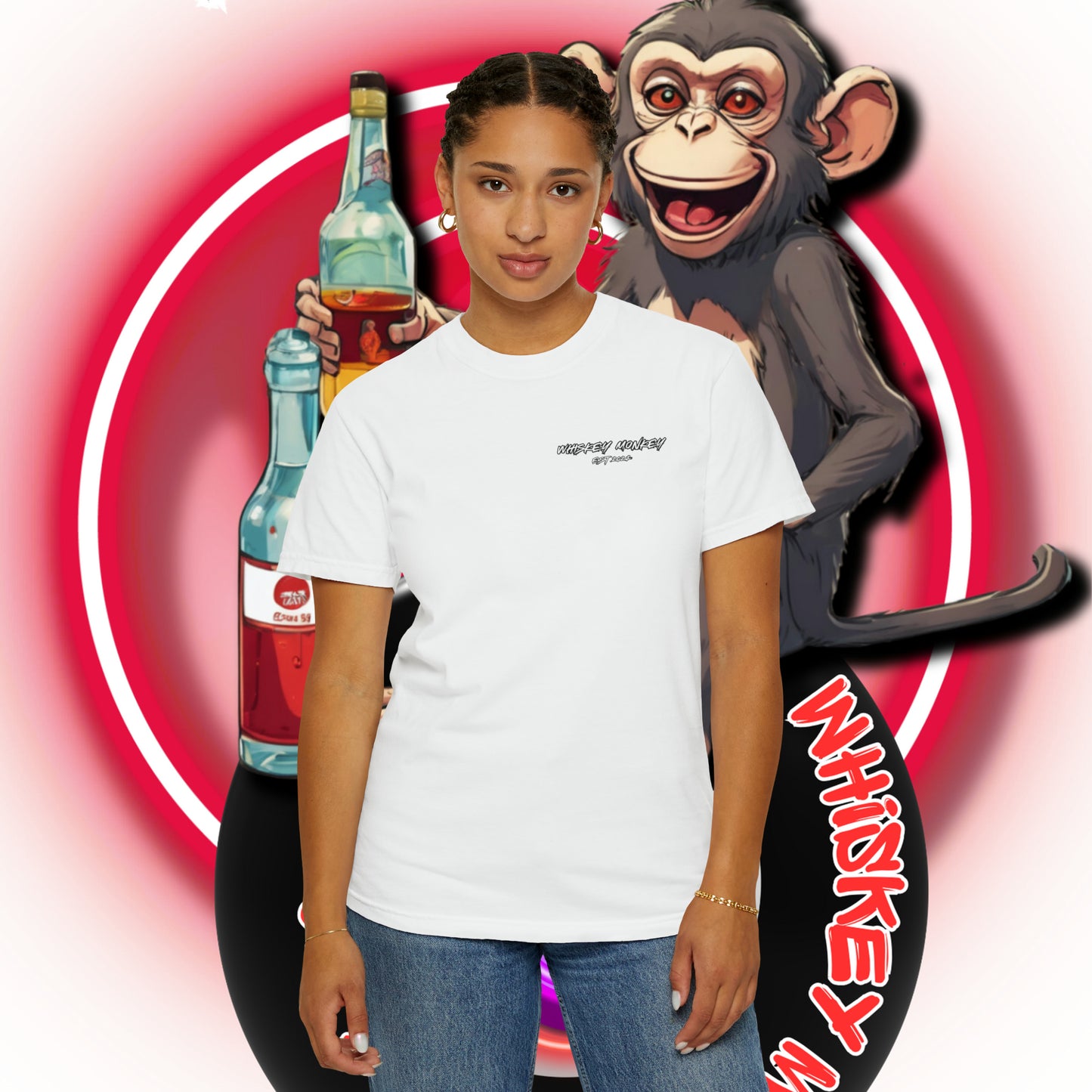 8 Ball Monkey Tee