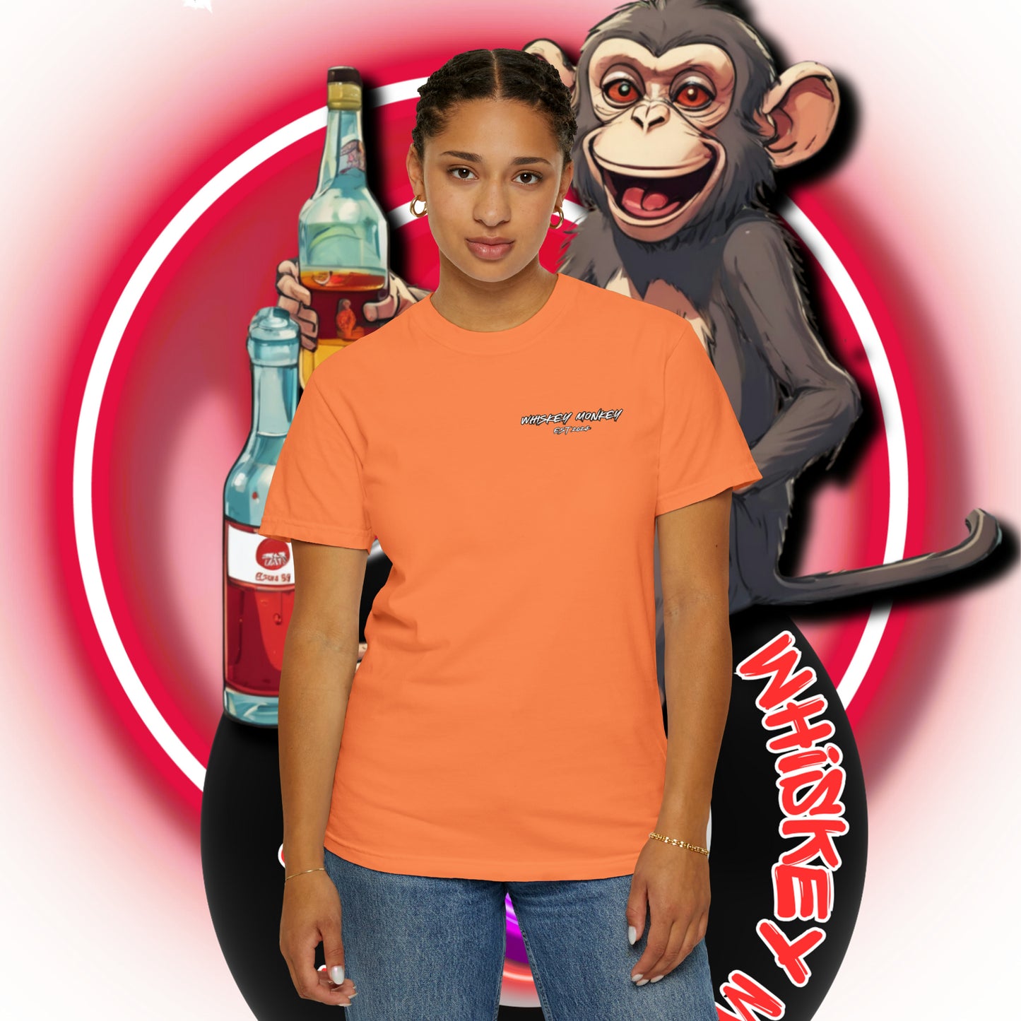 8 Ball Monkey Tee