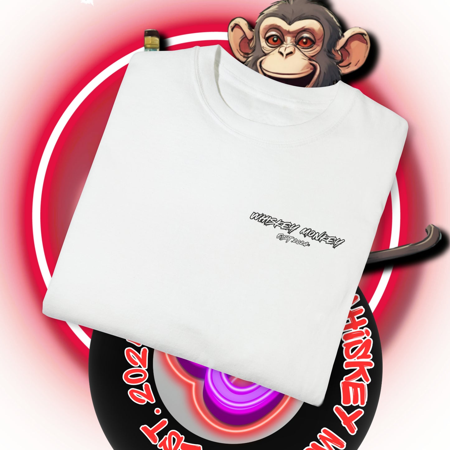 8 Ball Monkey Tee