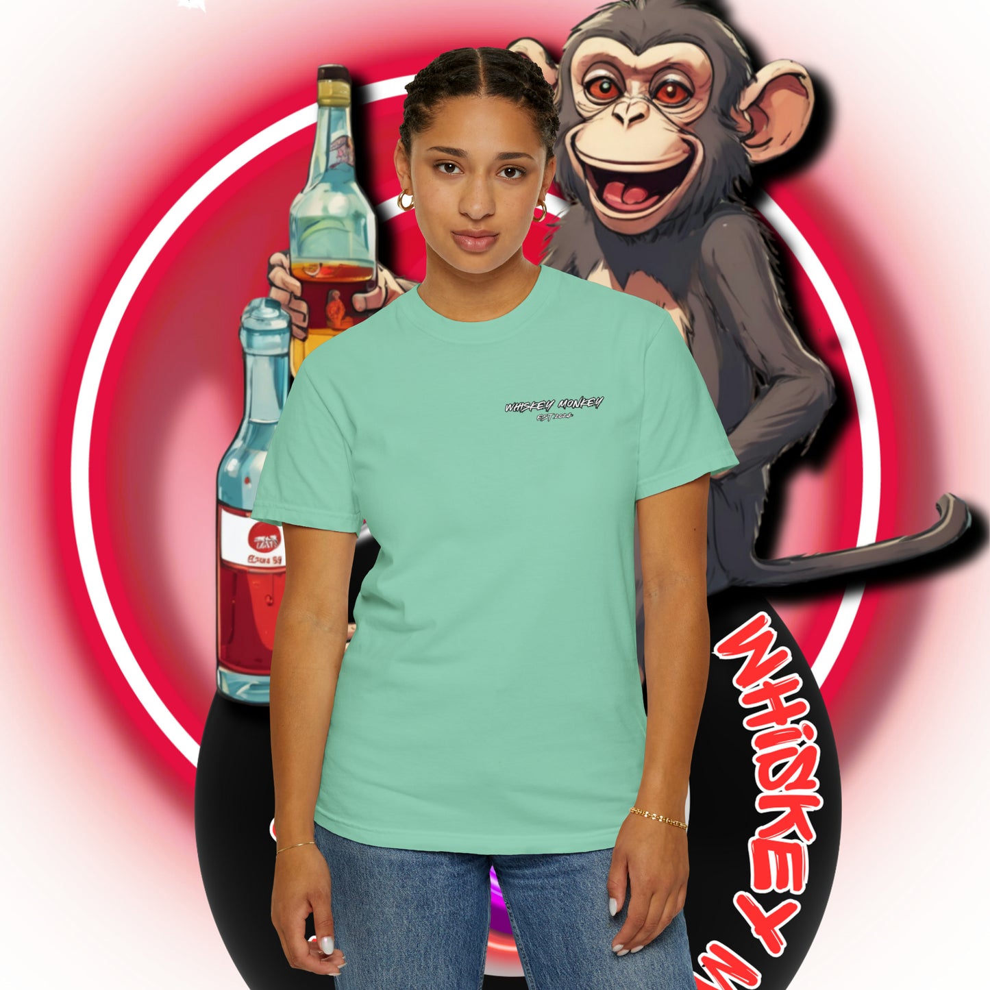 8 Ball Monkey Tee