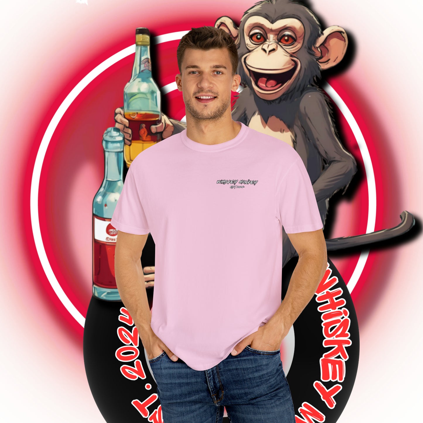 8 Ball Monkey Tee