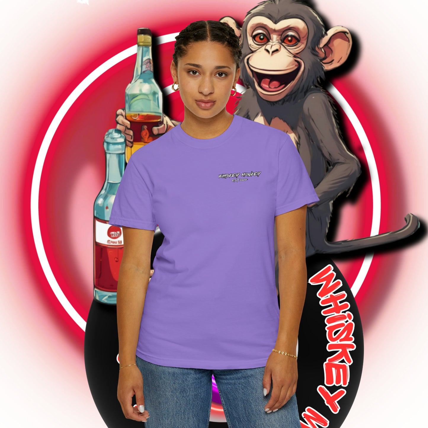 8 Ball Monkey Tee